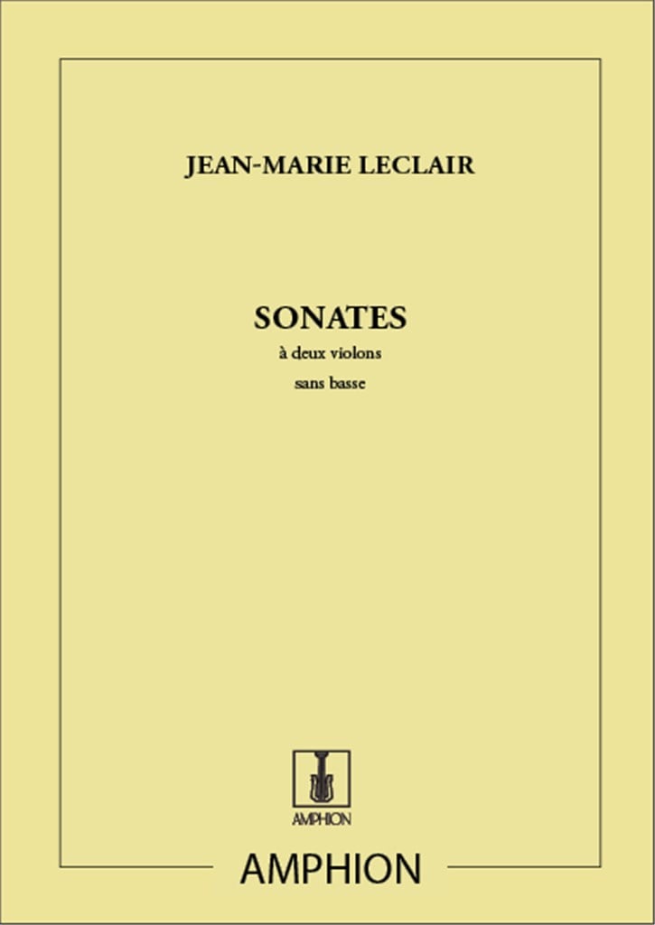 Sonates 2 Violons